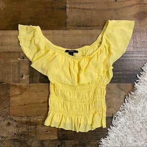 NWT yellow forever 21 top